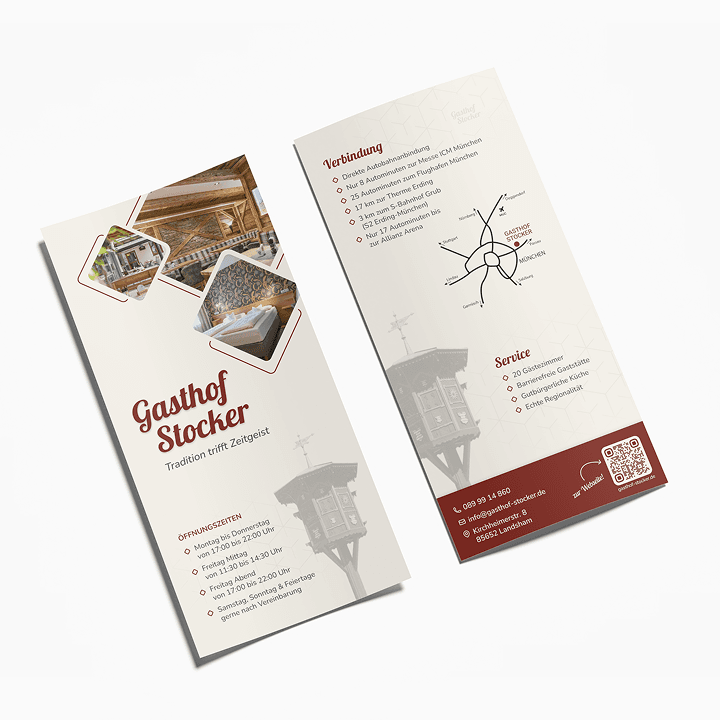 Einblick in das Angebot des Gasthofs Stocker