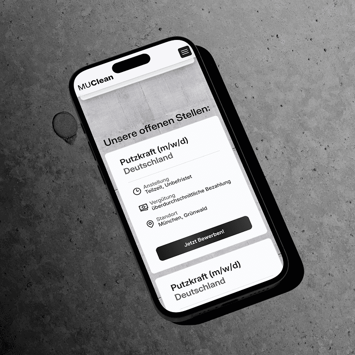 Self-Service-Bereich des Kundenportals